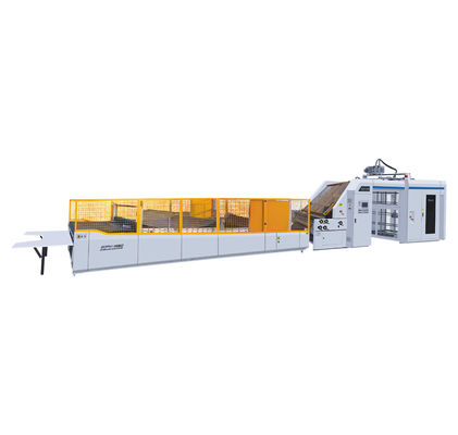 Laminator φλαούτων υψηλής ταχύτητας 1500x1500mm μηχανή 160m/Min 20kw για το ζαρωμένο χαρτόνι με την ασπίδα CE