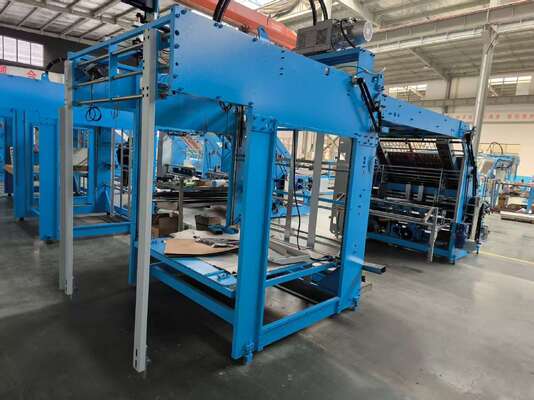 Αυτοματοποιημένη μηχανή laminator φλάουτο βελτιστοποιημένη για την παροχή υψηλής ταχύτητας κυματισμένο χαρτόνι lamination και litho laminating