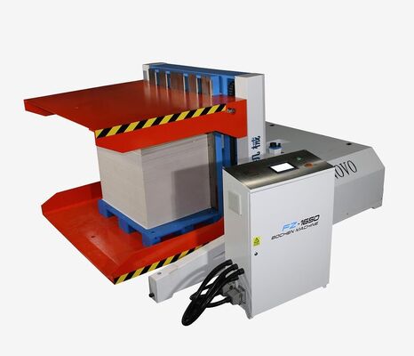 Ελάχιστο μέγεθος φύλλου 400X380mm Αυτοκίνητο φλάουτο χαρτιού laminator Υποστηρίζει μέγιστο μέγεθος χαρτιού 1500X1500mm ή 1700X1700mm και laminating μηχανή