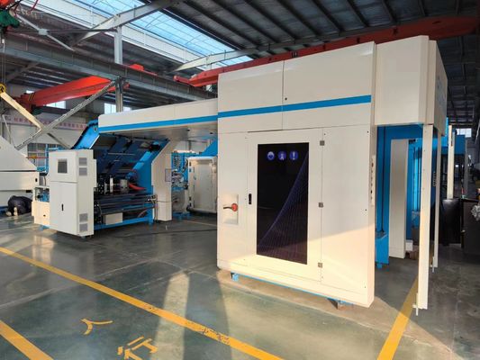 Ακρίβεια εγγραφής ±1mm Εξοπλισμός πλαστικοποίησης κυματοειδούς χαρτιού κατάλληλος για πάχος κάτω χαρτιού 300gsm 10mm βιομηχανικού κυματοειδούς χαρτονιού