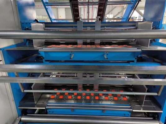 Μηχανή laminating κυματοειδούς χαρτιού από φύλλο σε φύλλο για υψηλής ακρίβειας lamination