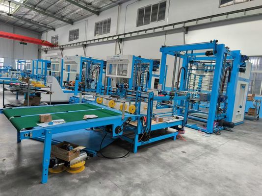 Πλήρως αυτοματοποιημένη στοίβαση με αυτόματη μηχανή στοίβασης για την υψηλής ταχύτητας παραγωγή κυματοειδούς χαρτονιού