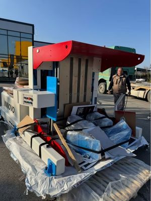 Μηχανή Ανατροπής Στοίβας PT-1300/1650 με Βάρος Φόρτωσης 1,5 Τόνους και Ελάχιστο Μέγεθος Υλικού 50*60cm για Εκτύπωση και Συσκευασία