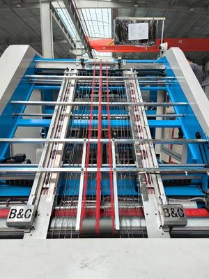 Αυτόματη μηχανή υψηλής ταχύτητας για το στρώμα φύλλου σε φύλλο με τεχνολογία ελέγχου σερβο για το στρώμα κυματισμένου χαρτιού και προϊόντων με πολυεπίπεδο στρώμα