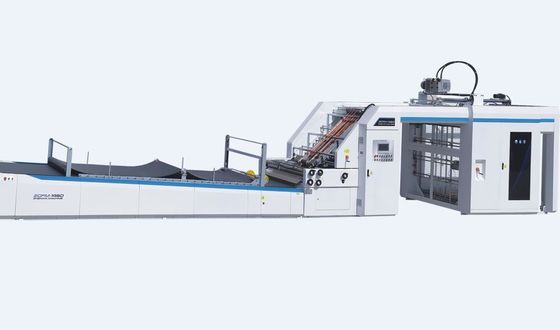 Φύλλο στο φύλλο Litho Laminator 1500*1500mm ZGFM αυτόματο ζαρωμένο Cardboad
