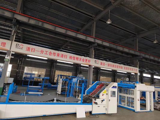 Η σειρά ZGFM 1500mm Φλάουτα Λαμιναριστική Μηχανή Αυτοματοποιημένο φύλλο σε φύλλο για κυματοειδή χαρτόνια