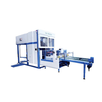 Αξεσουάρ μηχανής στοίβαξης αυτόματων διπλών σωρών DS με μηχανή συγκόλλησης αυλακώσεων