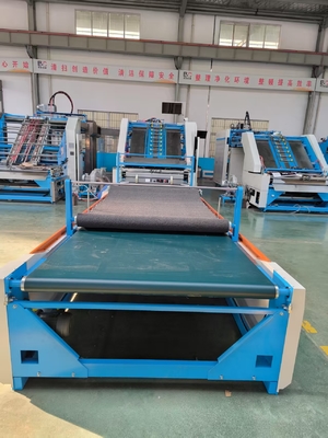 GFS1500 Μηχανή laminator με φλάουτα υψηλής ταχύτητας για κυματοειδή λαμινίστωση