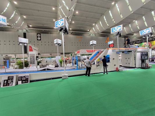 Electrical Driving 5ply Sheet To Sheet Laminating Machine for 300gsm-10mm Cardboard and B E FLUTE