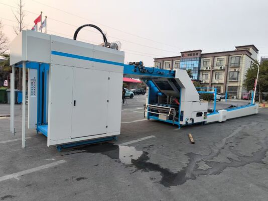 Μεγάλη ταχύτητα 10 servos φλάουτα λαμινατήρας μηχανή φλάουτα λαμινατήρας μηχανή για κυματοειδή χαρτόνια βιομηχανία